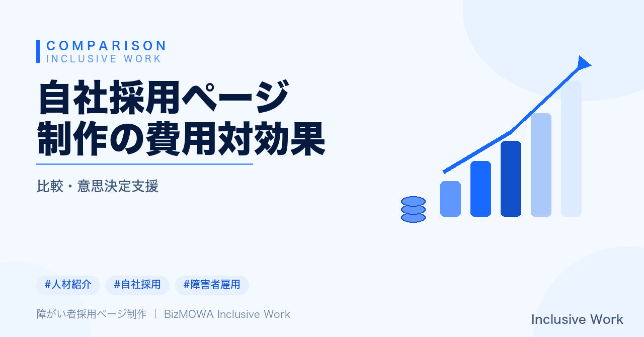 自社採用ページ制作の費用対効果｜効果の定義・制作費と運用コスト・指標と試算・内製と外注の比較・判断手順まで解説