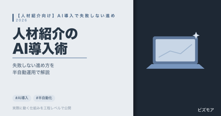 人材紹介のAI導入｜ChatGPT・Claudeで求人票作成・スクリーニングを失敗せず進める方法【2026年版】