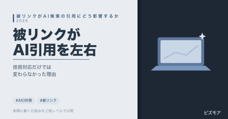 中小企業のAIO対策｜被リンク分析とE-E-A-T強化でAI検索の引用獲得・検索順位改善を狙う方法【実測データ公開】