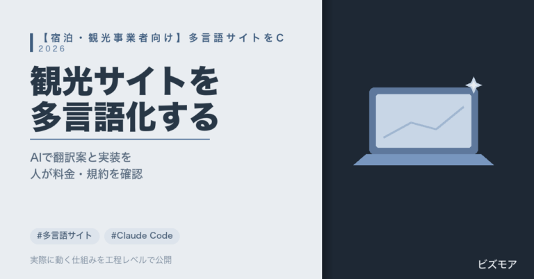 観光事業者の多言語サイト｜Claude Codeで翻訳案作成・hreflang設定を半自動化する方法【費用目安】